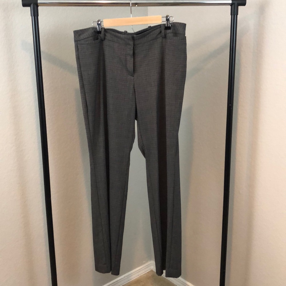 Grey Bootcut Dress Pants